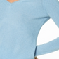 Charter Club Women's V Neck Cashmere Sweater Blue Size Petite Medium