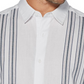 Cubavera Men's Short Sleeve Panel Button Down Shirt White Size Large