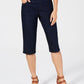Style & Co Women's Pull on Skimmer Shorts Blue Size S