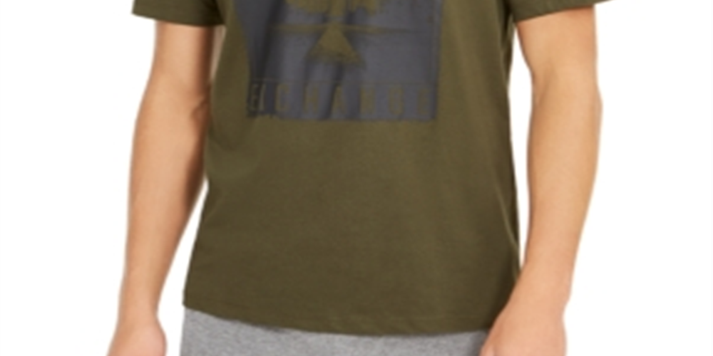 AX Armani Exchange Men's Photo Graphic T-Shirt Green Size Large