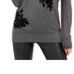 INC International Concepts Women's Velvet Pullover Sweater Black Size X-Small