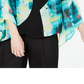 Alfani Petite Abstract-Print Top White Size Petite Small