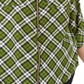 Michael Kors Women's Plus Plaid Collared Blouse Green Size 0X