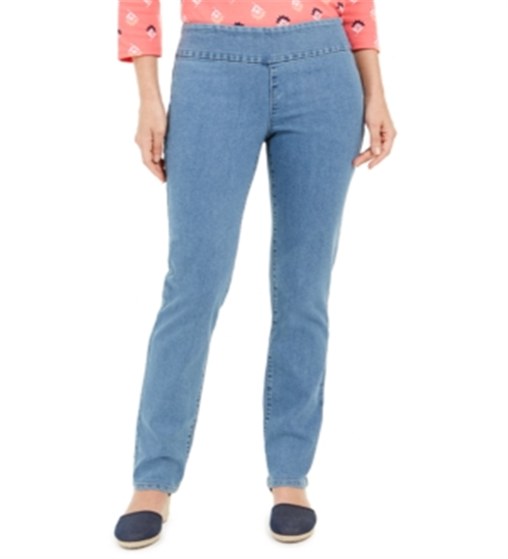 Charter Club Cambridge Pull-on Slim Jeans Blue Size 6