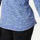 Karen Scott Petite Marled Sweatshirt - Intrepid Blue Size Petite S