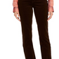 Charter Club Women's Lexington Straight Leg Corduroy Pants Brown Size 4P