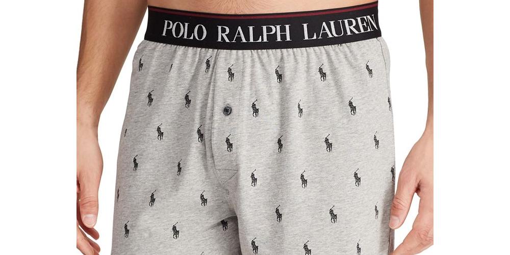 Polo Ralph Lauren Men's Knit Boxers Grey Size L