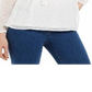 Charter Club Clip-Dot Wrap Top White Size XS