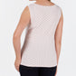 Karen Scott Women's Dotted Boat Neck Shell Top Pink Size Small