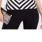 INC International Concepts Women's  Twist-Front Top Stripe Size  S
