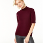 Charter Club Women's  Cashmere Mock-Neck Sweater Crantini Red Size Medium