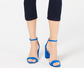 INC Women's Finity Stretch Cropped Jeans in Curvy  Blue Size 6