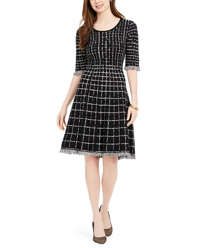 Taylor Women's Sweaterdress Black Size Small