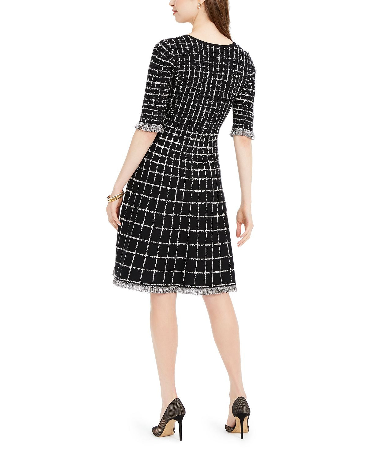 Taylor Women's Sweaterdress Black Size Small