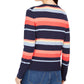 Charter Club Women's Striped Cardigan Blue Size -XL