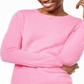 Charter Club Women's Crew-Neck Cashmere Sweater Gift Pink Size Small