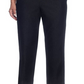 Alfred Dunner Women's  Classics Denim Pull-on Straight-Leg Pants Black Size 18 S