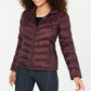 Michael Kors Women's Packable Hooded Down Puffer Coat Purple Size S