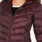 Michael Kors Women's Packable Hooded Down Puffer Coat Purple Size S