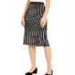 Alfani Women's Printed Scuba Pencil Skirt Black Size XX-Large