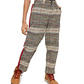 Free People Women's Good Vibes Plaid Straight Leg Pants Brown Size 0