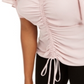 INC International Concepts Women's Ruched Front Top Pink Size PP