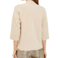 Alfani Women's Scattered Faux Pearl Sweater Brown Size Petite Small