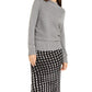 Alfani Women's Pullover Knit Mock Turtleneck Sweater Gray Size XL