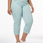 Style & Co Women's Cuffed Jeans Blue Size 22W