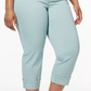 Style & Co Women's Cuffed Jeans Blue Size 22W