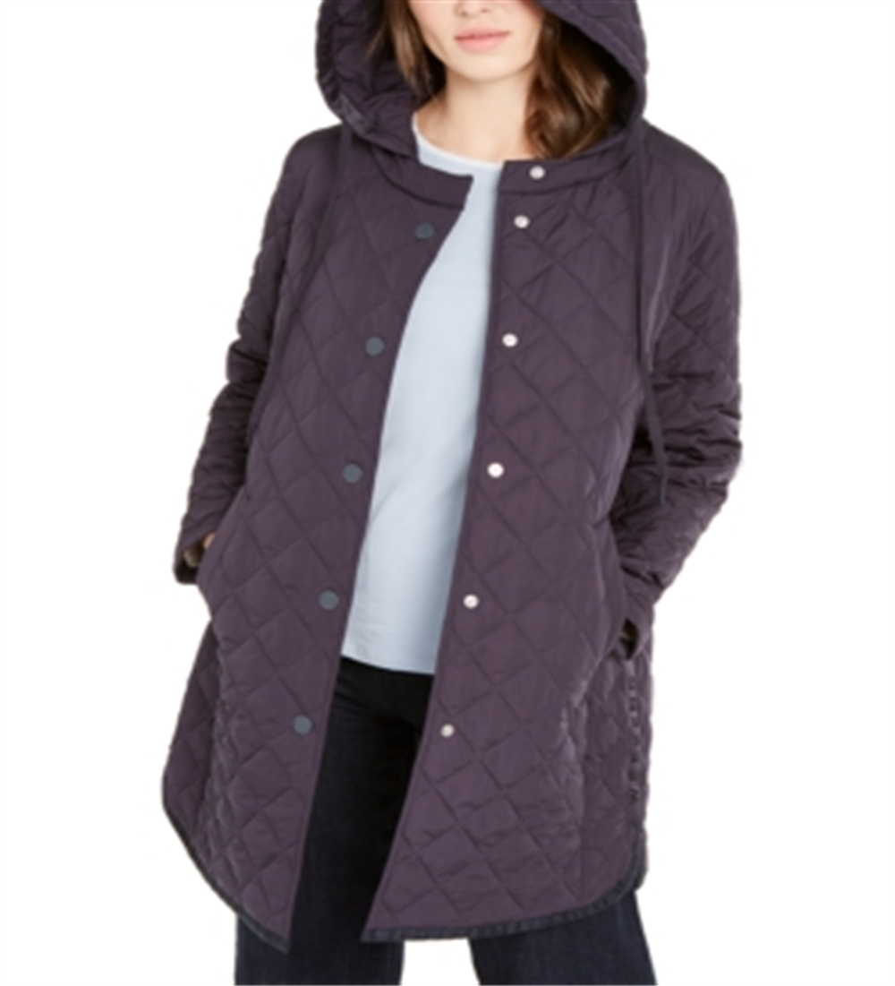 Weekend Max Mara Women's Micena Quilted Coat -Purple Size 8