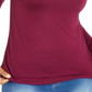 Thalia Sodi Women's Twist Neckline Top Purple Size XL