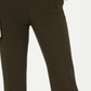 Style & Co Women's Tummy Control Pull on Straight leg Pants Green Size 12