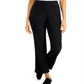 Karen Scott Women's Pull on Microfleece Pants Black Size Medium