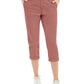 Style & Co Women's Chino Capri Pants Pink  Size 10