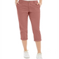 Style & Co Women's Chino Capri Pants Pink  Size 10