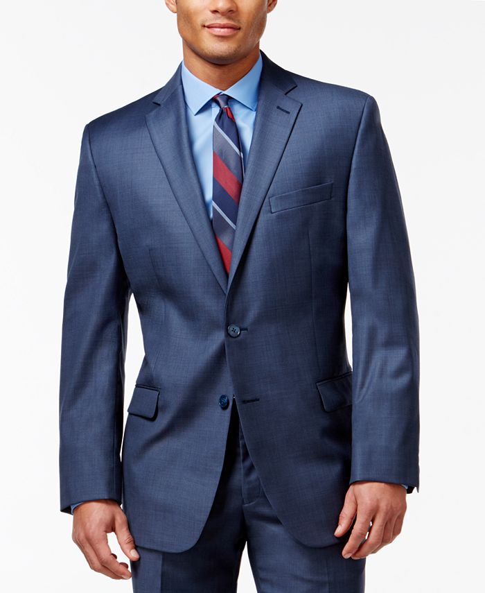 Calvin Klein Men's Classic Fit Blazer Blue Size 44XT
