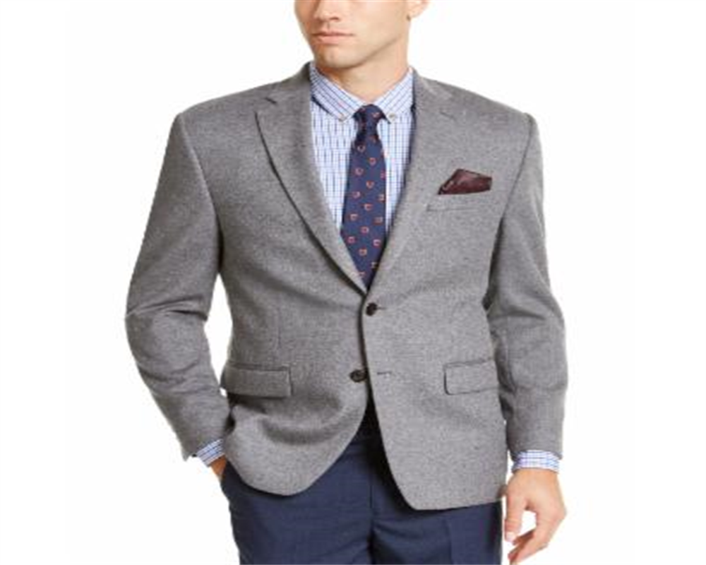 Ralph Lauren Men's Luxury Wool Cashmere Blend Classic Fit Sport Coat Gray Size 48