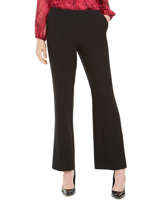 Kasper Women's Flare Leg Pants Black Size 14 Petite