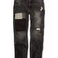 Levi's Big Boy's 511 Slim Fit Warp Stretch Patches Jeans Black Size 14R 27X27