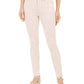 Charter Club Women's Printed Stripe Bristol Skinny Ankle Jeans Creme Size L