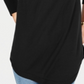 Love Scarlett Women's Asymmetrical Sweater Black Size Petite X-Large