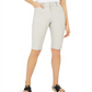 INC International Concepts Womens Belted Slim Bermuda Shorts Brown Size 4