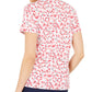 Karen Scott Women's  Printed Henley Top Orange Size XS