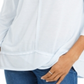 Style & Co Women's Seam Detail High Low Top Blue Size Medium