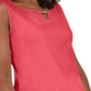Karen Scott Women's Embellished Keyhole Tank Orange Size Medium