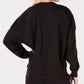 Calvin Klein Women's Statement Long Sleeve Logo Sweatshirt Gray Size XL