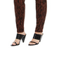 INC International Concepts Women's Tiger Print Mid Rise Skinny Jeans Brown Size 20W