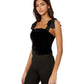 Free People Women's Trapped in Your Love Tank Top Black Size X-Small