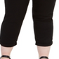 Style & Co Women's Twill Tape Utility Pants Black Size 14W